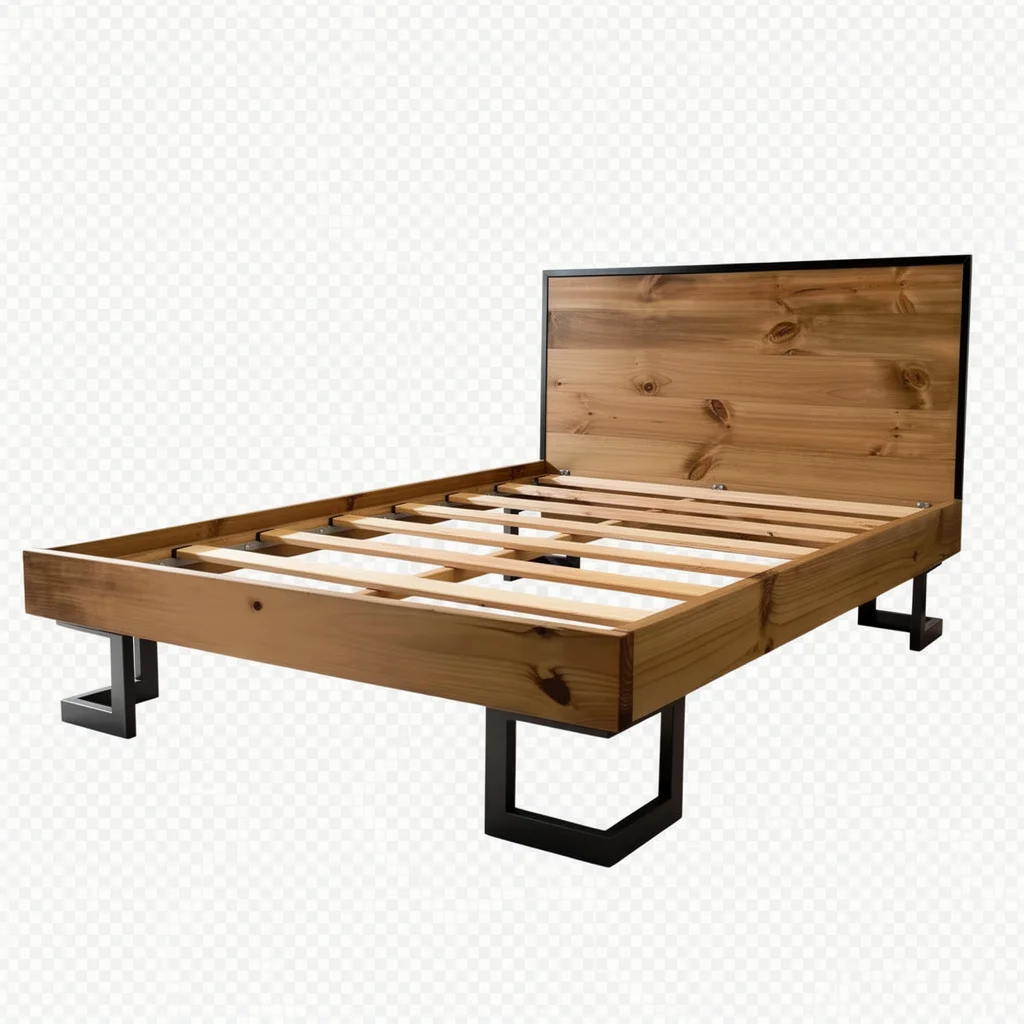 Ağac Loft Çarpayı — Yüksək Başucu